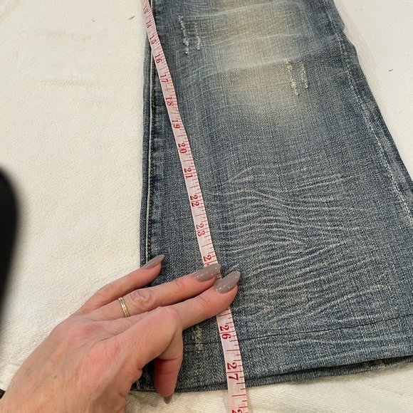 Rerock for Express size 2 shortened inseam 27 light wash boot leg - Picture 9 of 10